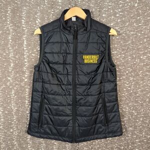 Vanderbilt University Business Vantage Black Puffer Full Zip Vest Women's Medium